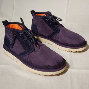 Navy Blue Ugg Neumel Zip MLT Chukka Boots Men 10 with Box